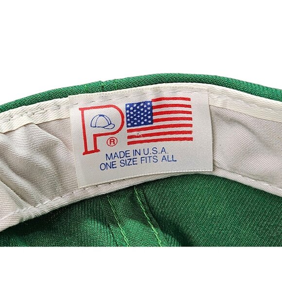 Vintage 90s Yaga Snapback Hat Cap Green Yellow Adjustable Streetwear 90s Fashion - Picture 12 of 12